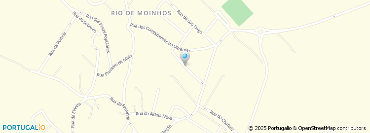 Mapa de Rua Poeta António Talhinhas