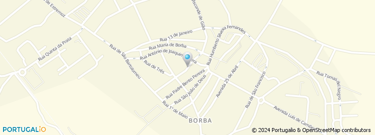 Mapa de Rua Visconde Gião
