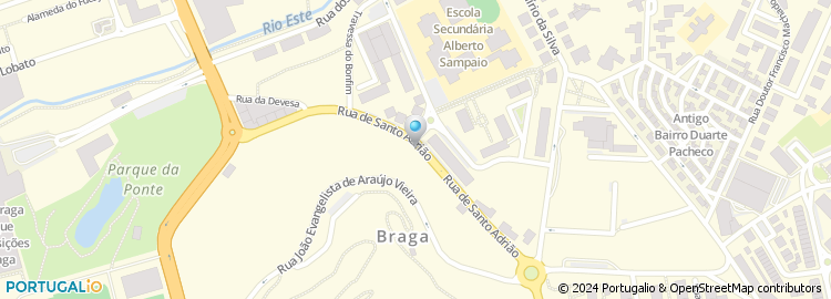 Mapa de Braflavio - Cafe, Lda