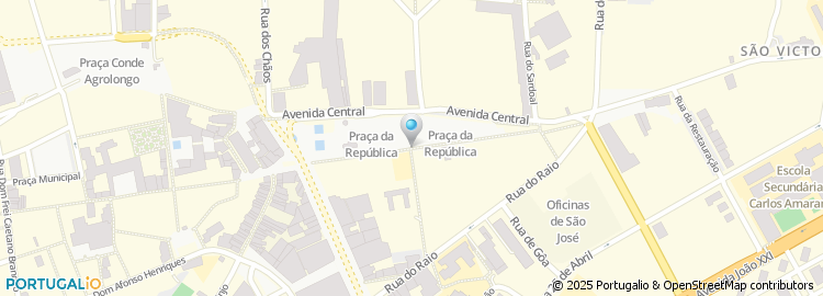 Mapa de Braga Travel