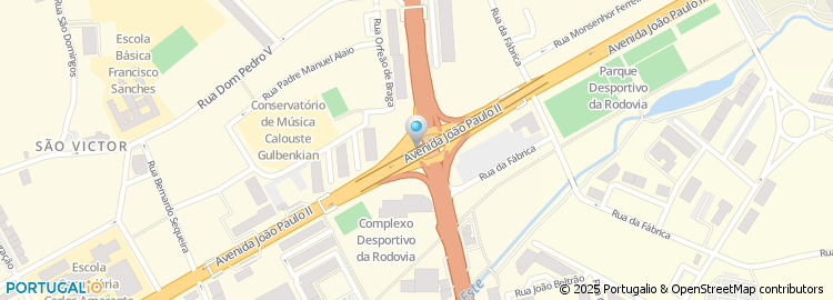 Mapa de Avenida Dom João II