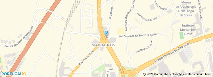 Mapa de Largo de Maximinos