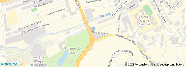 Mapa de Largo São João da Ponte