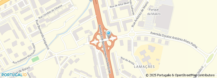 Mapa de Praça Doutor António Losa