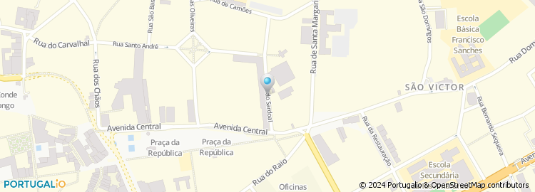 Mapa de Rua Álvaro Miranda