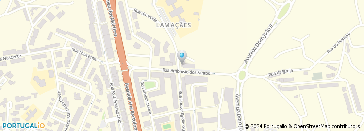 Mapa de Rua Ambrósio dos Santos