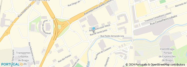 Mapa de Rua António Lourenço Martins