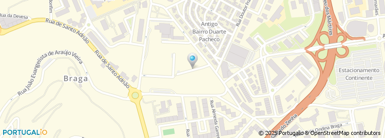 Mapa de Rua Cândido Beirante