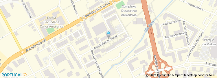 Mapa de Rua Cândido de Oliveira