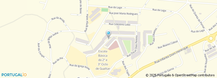 Mapa de Rua da Cruz