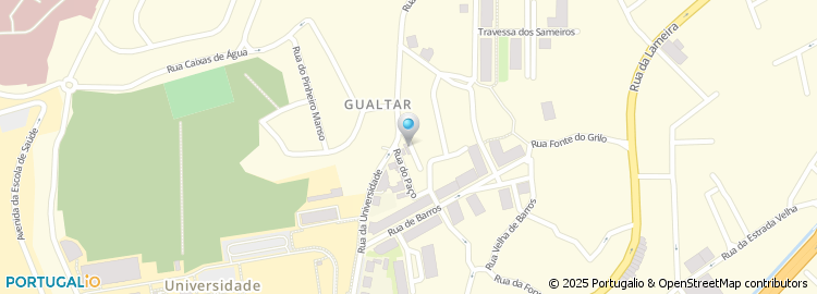 Mapa de Rua da Escola Velha
