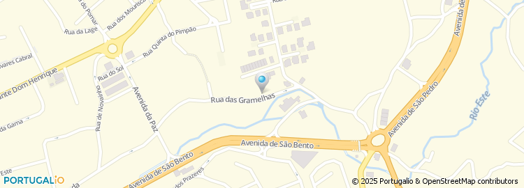 Mapa de Rua das Gramelhas