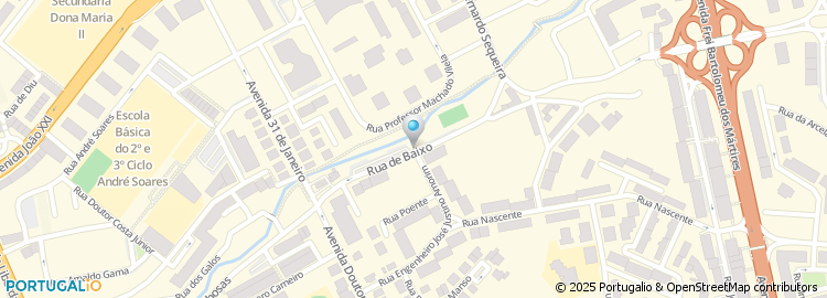 Mapa de Rua de Baixo