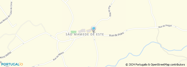 Mapa de Rua de Pidre