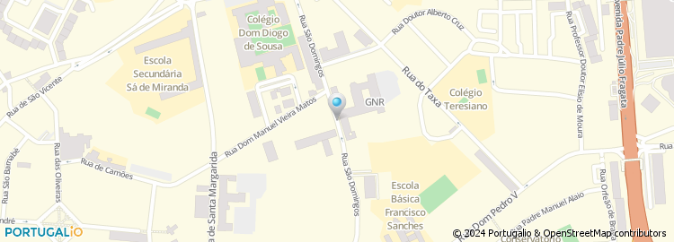 Mapa de Rua de São Domingos