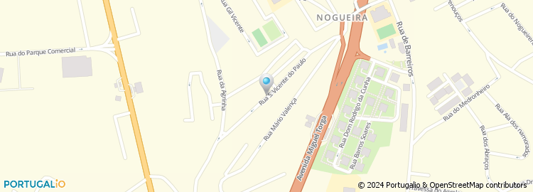 Mapa de Rua de São Vicente de Paulo