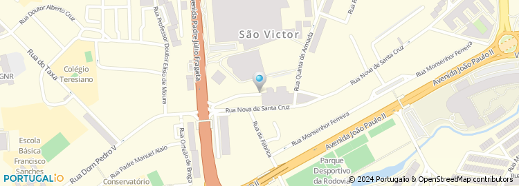 Mapa de Rua de São Victor-O-Velho