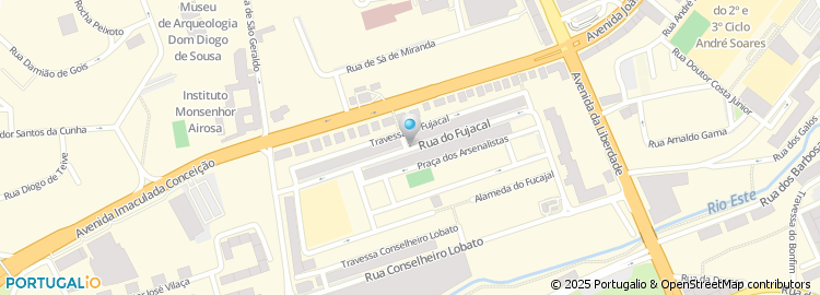 Mapa de Rua do Fujacal