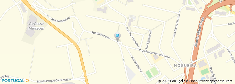Mapa de Rua do Pinheiro