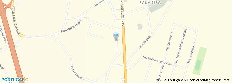 Mapa de Rua Dom António Ferreira Gomes