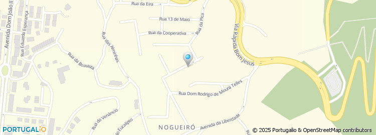 Mapa de Rua Dom João da Guarda