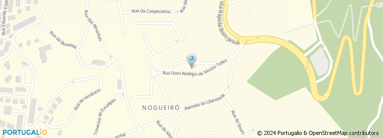 Mapa de Rua Dom Rodrigo de Moura Telles