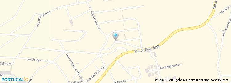 Mapa de Rua dos Barrócos