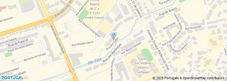 Mapa de Rua dos Galos