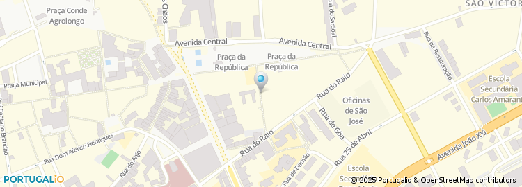 Mapa de Rua Dom João Cândido de Novais e Sousa
