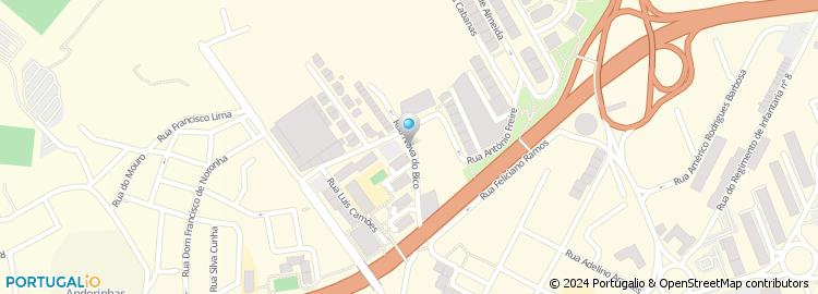 Mapa de Rua Nova do Bico