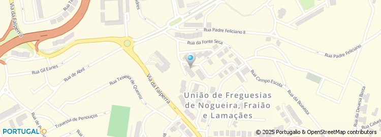 Mapa de Rua Padre Libermann