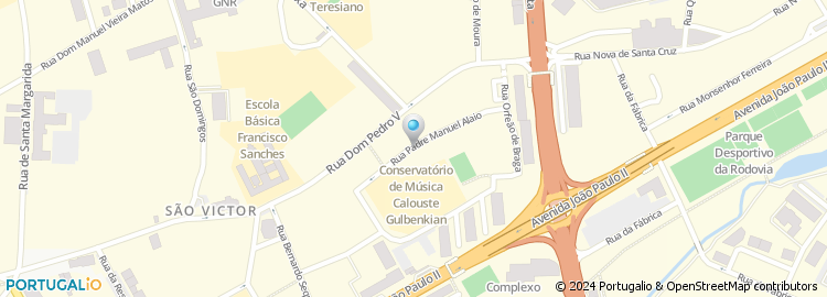 Mapa de Rua Padre Manuel Alaio