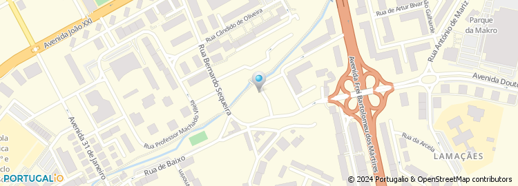 Mapa de Rua Raúl Gomes