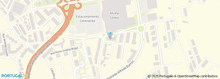 Mapa de Rua Visconde de Fraião