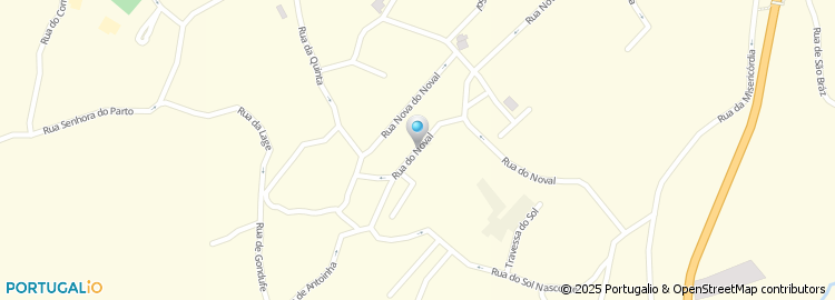 Mapa de Travessa do Noval