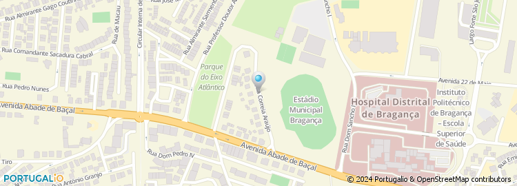Mapa de Rua Correia Araújo
