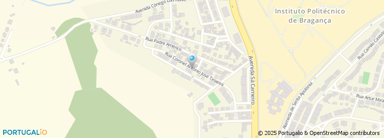 Mapa de Rua Coronel António José Teixeira