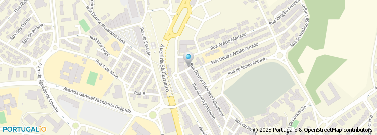 Mapa de Rua do Toural
