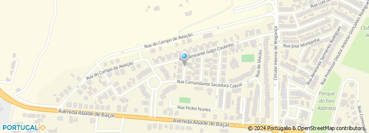 Mapa de Rua Plácido Abreu