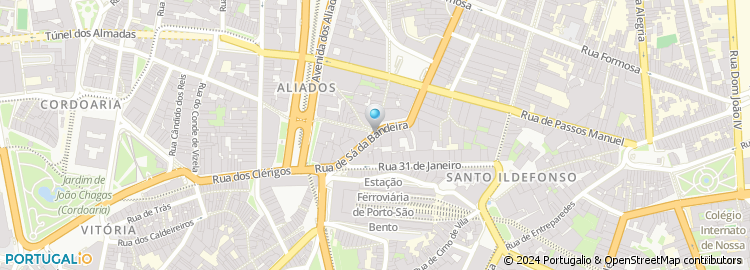 Mapa de Brandoes & Alves, Lda