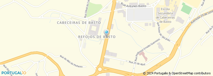 Mapa de Rua de Além do Ribeiro