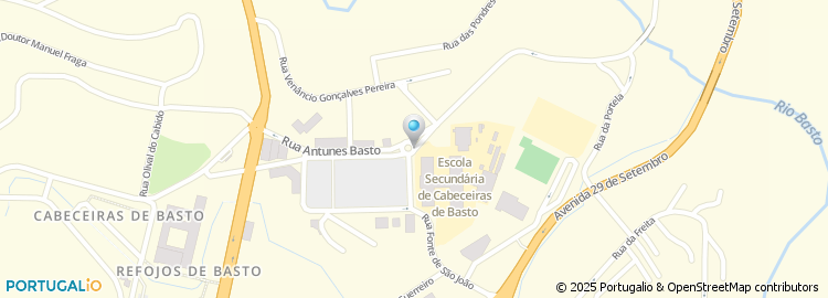 Mapa de Rua Barejona de Freitas