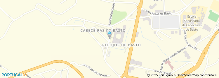 Mapa de Rua de Calvelos