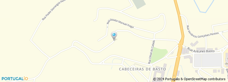 Mapa de Rua Irmão Pedro Basto