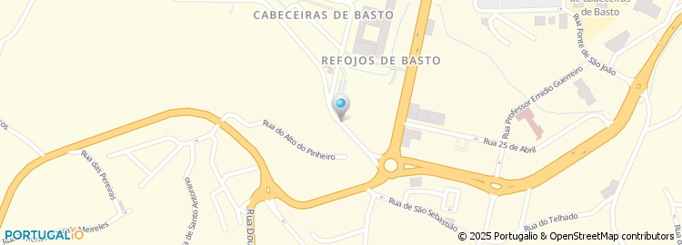 Mapa de Rua Sá de Miranda