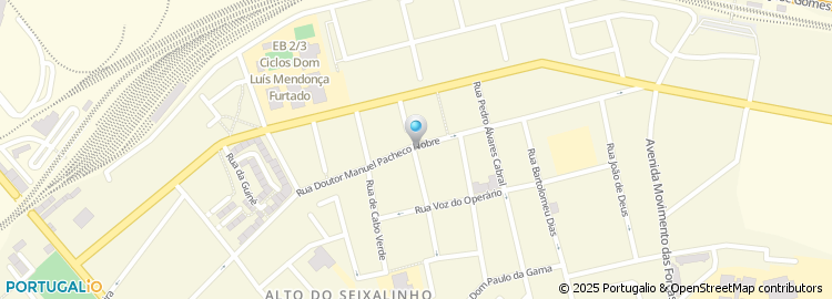 Mapa de Cabeleireiro Artur Reis