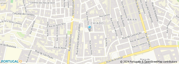 Mapa de Cabeleireiro do Chiado, Lda