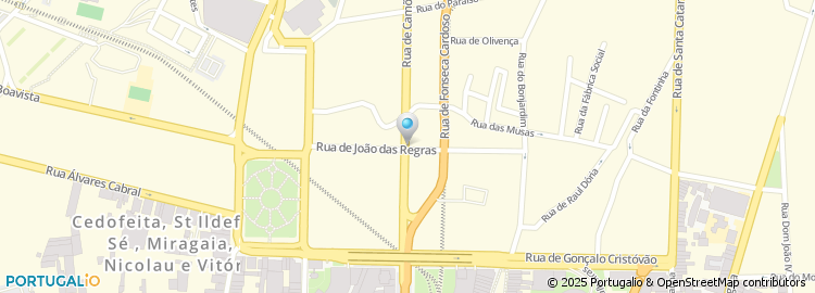 Mapa de Cafe Central das Antas