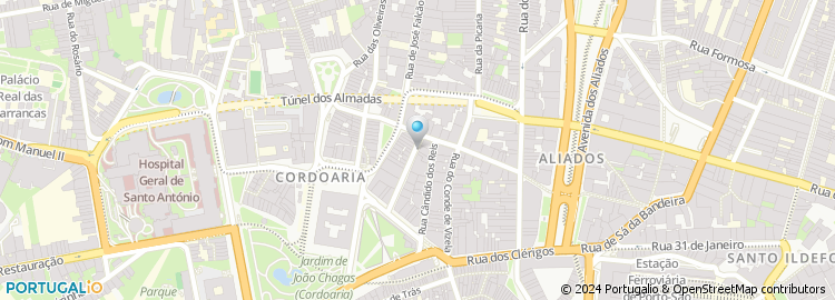 Mapa de Cafe e Restaurante Portinho, Lda