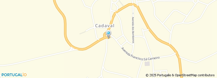 Mapa de Cafe Restaurante A Lagoa Cadavalense, Lda
